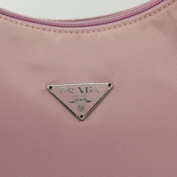 PRADA Accessory Pouch Nylon Pink Silver Auth - Picture 8 of 15